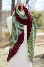 Load image into Gallery viewer, Christmas Lace-and-Stripes Wrap