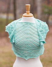 Load image into Gallery viewer, Water-Green Lace Shawl