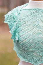 Load image into Gallery viewer, Water-Green Lace Shawl