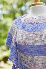 Load image into Gallery viewer, Pastel Speckles and Lace Shawl