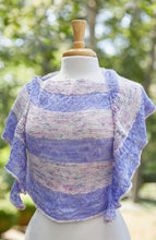 Load image into Gallery viewer, Pastel Speckles and Lace Shawl