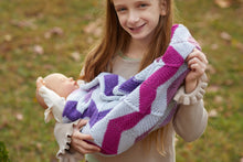 Load image into Gallery viewer, Chevron Baby Stroller Blanket