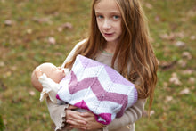 Load image into Gallery viewer, Chevron Baby Stroller Blanket
