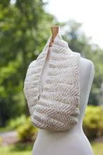 Load image into Gallery viewer, Pink-Flecked Textured Infinity Cowl
