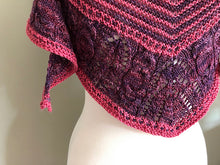 Load image into Gallery viewer, Luxury Lace and Cables Shawl