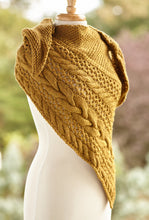Load image into Gallery viewer, Cozy Cabled Shawl