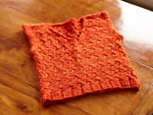 Load image into Gallery viewer, Cabled Toddler Vest
